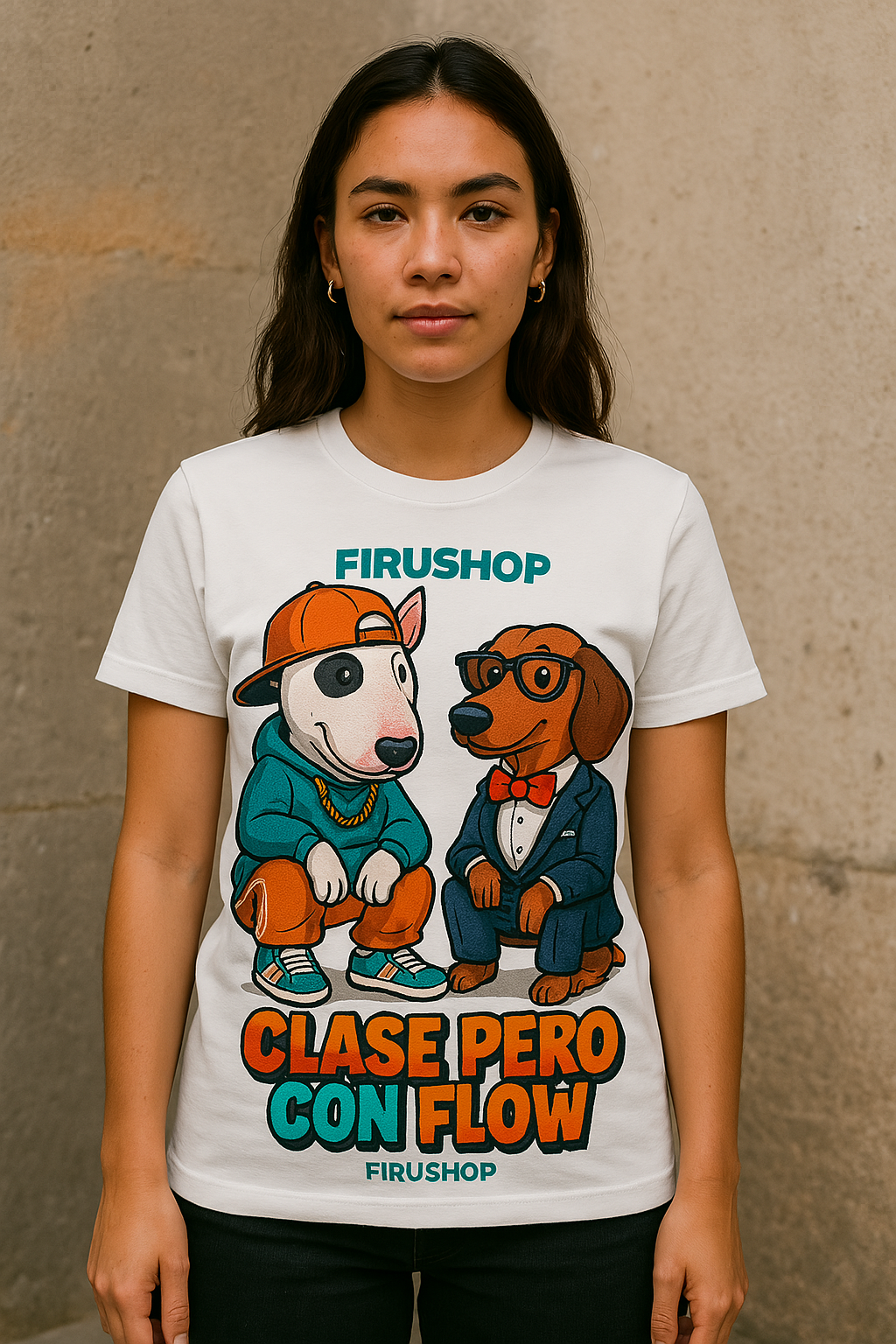Camiseta FIRUCREW “Clase pero con Flow” - FIRUSHOP