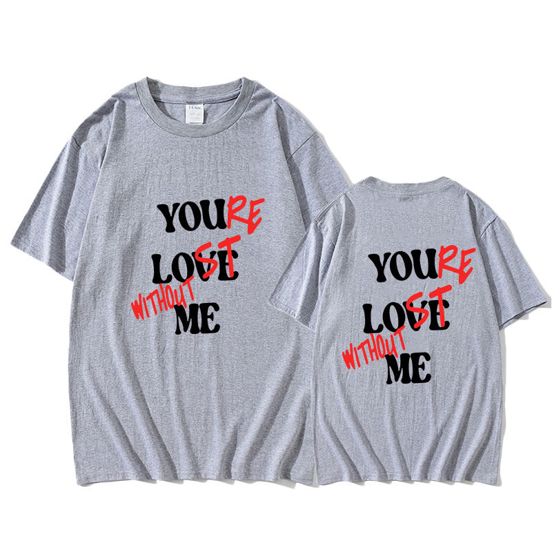 Camiseta unisex con letras "You Love Me" - FIRUSHOP
